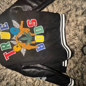 Rebel Minds Jacket - True Buds Varsity - Black